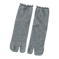 thumbnail image 1 of Split Toe Socks Frilly Tabis Socks Cotton Sandal Socks for Girls Women Ruffle Trim Frilly Crews Socks Cotton Ankle Socks, 1 of 18