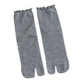 thumbnail image 1 of Split Toe Socks Frilly Tabis Socks Cotton Sandal Socks for Women Ruffle Trim Frilly Crews Socks Cotton Ankle Socks, 1 of 13