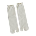 thumbnail image 1 of Split Toe Socks Frilly Tabis Socks Cotton Sandal Socks for Women Ruffle Trim Frilly Crews Socks Cotton Ankle Socks, 1 of 13