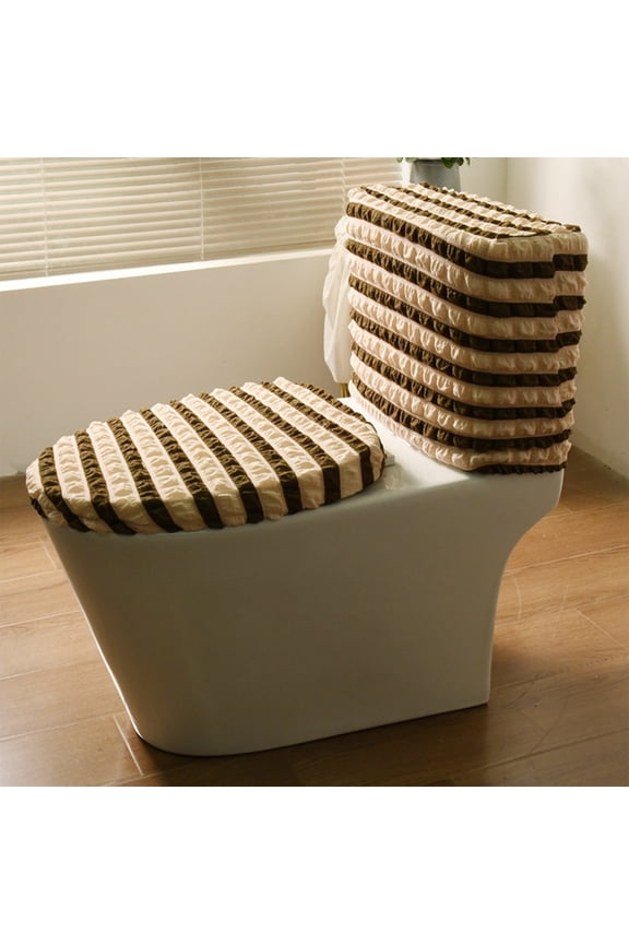 Split Toilet Cover Cover High Tank Models Elastic Fabric All Season Household, Usupdd 2025 Split Toilet Cover Cover High