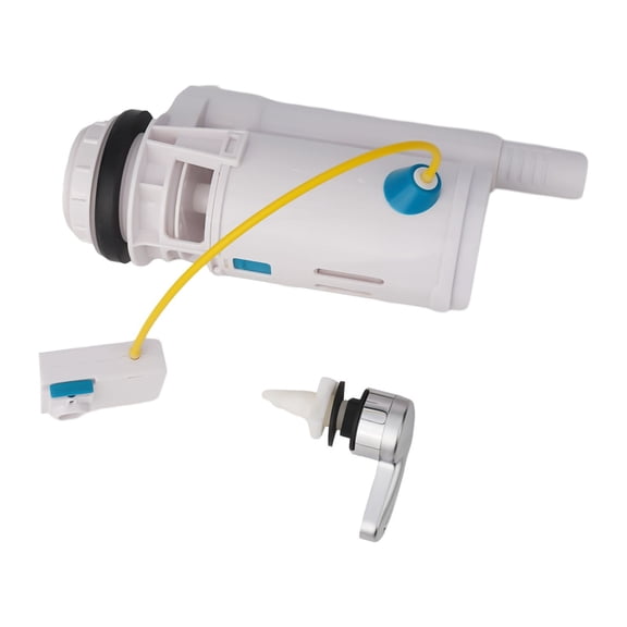 Split Toilet Drain Valve Toilet Cistern Flush Valve Overflow Lever Operated 1/2 Piece Bathroom WC Water Tank Fittings For 2-Piece Smile Home