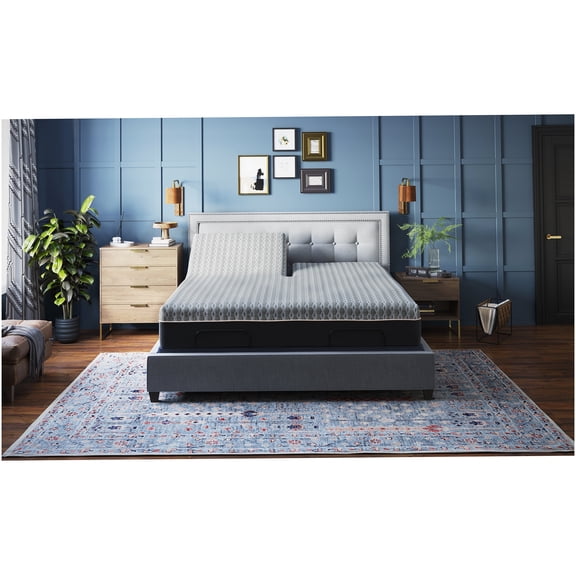 Split Top King Mattress, 12 Inch Hybrid Bed with Copper Infusion, Edge Support, Cooling Cover, CertiPUR-US Certified, Motion Isolation