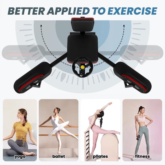Split Training Machine, 0-180 Adjustable Leg Stretcher with Thick Foam Pads, Steel Frame for Martial Arts Gymnastics