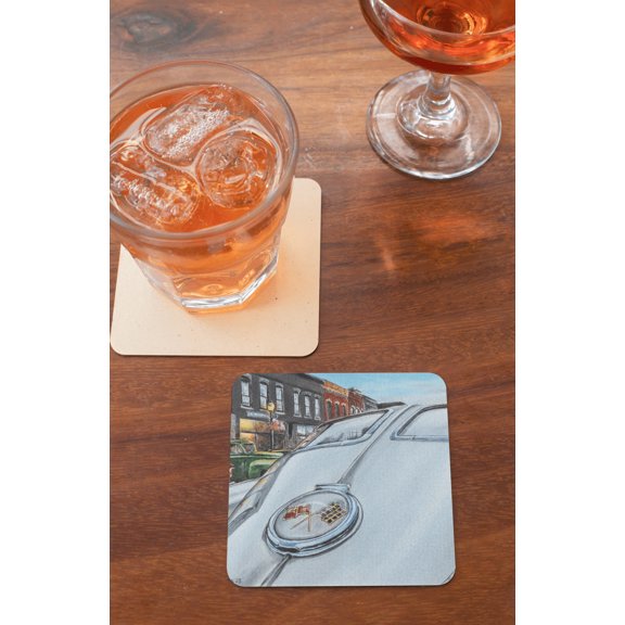 Split Window - MaddK Studio - Drink coaster