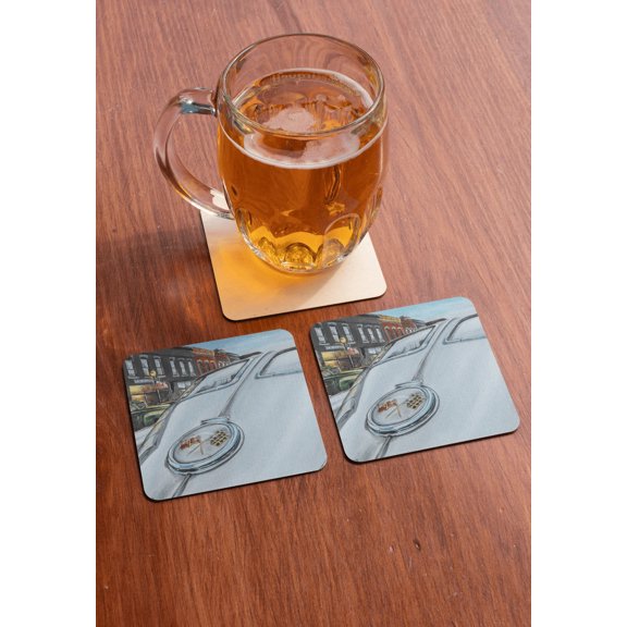 Split Window - MaddK Studio - Drink coaster