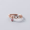 thumbnail image 1 of 925 Silver Adjustable Open Ring For Women Minimalist Thin Band Jewelry Elegant Fashion Rings Daily Wear Durable, 1 of 6