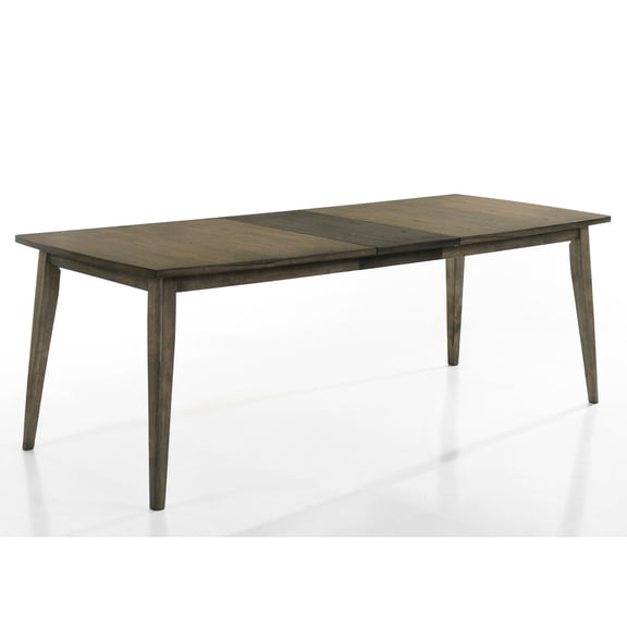 Split table top feature | 88 - inch wide contemporary dining table | Experience the functionality of an extension leaf