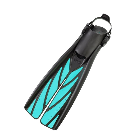Splitfins, Open Heel, Aqua - M