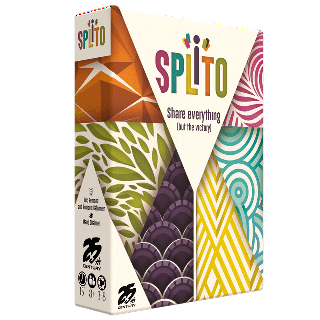 Splito , Fun Quick Card Game for 3 to 8 Players , Draft Cards , Unique