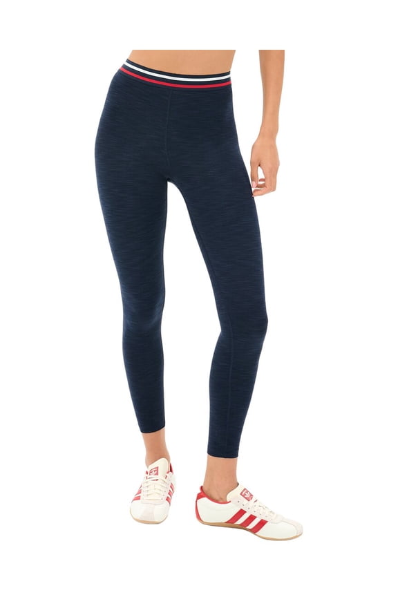 womens  Bailey High Waist Active Rib 7/8 Legging, l, Grey