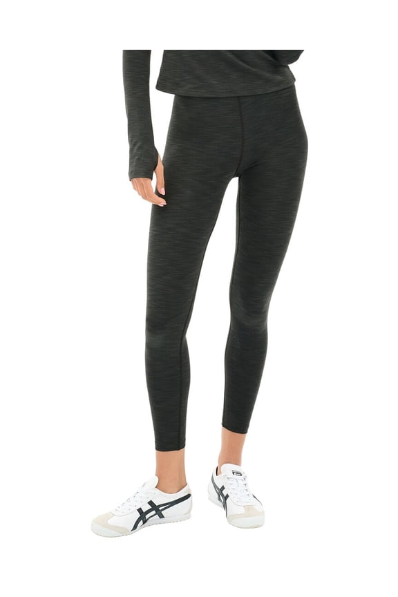 womens Bailey High Waist Active Rib 7/8 Legging, l, Grey