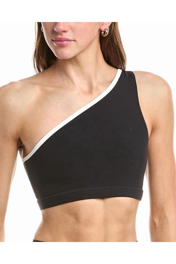 womens Josie Airweight One-Shoulder Bra, xs, Black