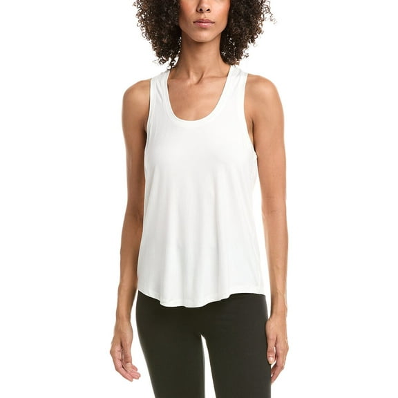 Splits59 womens  Toni Scoop Neck Jersey Tank, m, White