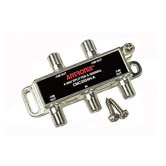 Splitter CMC2004H-A, Broadband RF 4 Output MoCA Capable Coaxial 5-1002MHZ F-type Connection by Antronix