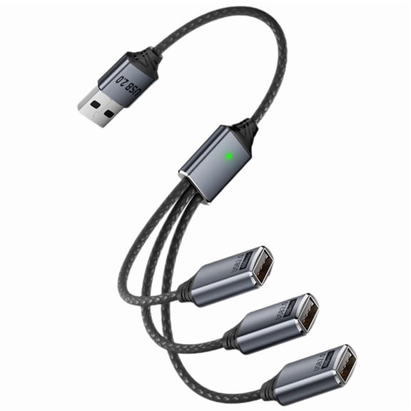 Splitter Cable OTG USB HUB 2.0 Male to Female Extension Cord Data Charger Adapter for Phone Printer USB Flash USB