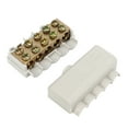 Splitter Wire Connector 1 in 4 Out High Power Brass Conductor Quick