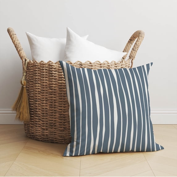 Sploog Blue Throw Pillow