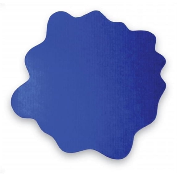 Sploshmat 0.25 in. Floor Protection Mat for Low Pile Carpets, Caribbean Blue - 40 x 40 in.