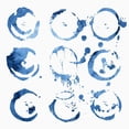 thumbnail image 1 of "Splotchy Rings" Painting Print on Wrapped Canvas, 1 of 7