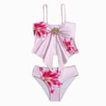 thumbnail image 1 of Splozh 2 Piece Bathing Suits for Girls Two Piece Swimsuit Set Comfortable Stylish Bikini Swimsuit Set,Red,11-12 Years, 1 of 9