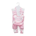 thumbnail image 1 of Splozh Layette Set Girl Newborn Baby Layette Gift Set for Baby Boys 8 Piece Jumpsuit+Top+Pant+Bib+Hat+Socks Boy Baby Clothes Newborn Pink,0-3 Months, 1 of 5