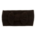 thumbnail image 1 of Splozh Baby Bows Headbands Baby Headscarf Headband Comfortable Soft Fashionable Bow Baby Headscarf Headband Black,One Size, 1 of 3