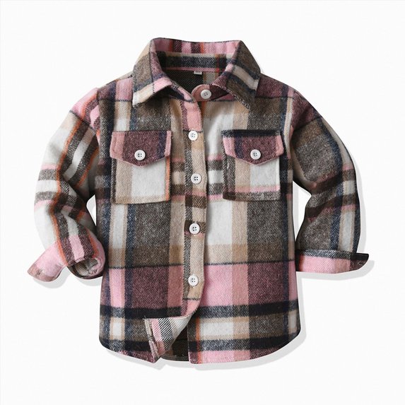 Splozh Baby Boy Jacket Fashion Boys Fashionable Thin Casual Plaid Long Sleeve Jacket,Dark Gray,6-12 Months