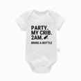thumbnail image 1 of Splozh Baby Clothes Boy 3 6 9 12 18 24 Months Cute Summer Short Sleeve Unisex Pajama Romper, Cozy Night Sleepwear,White,9-12 Months, 1 of 4