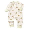 thumbnail image 1 of Splozh Baby Clothes for Girls Baby Long Sleeve Bodysuits Clothes Boys Girls Rompers Sleep and Play Romper Home Clothes Light Green,9-12 Months, 1 of 7