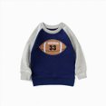 thumbnail image 1 of Splozh Baby Crewneck Sweatshirt Children Spring Fall Long Sleeve Cute Print Pullover Child Top Cartoon Sweatshirt Graphic Sweatshirts,Blue,6-7 Years, 1 of 6