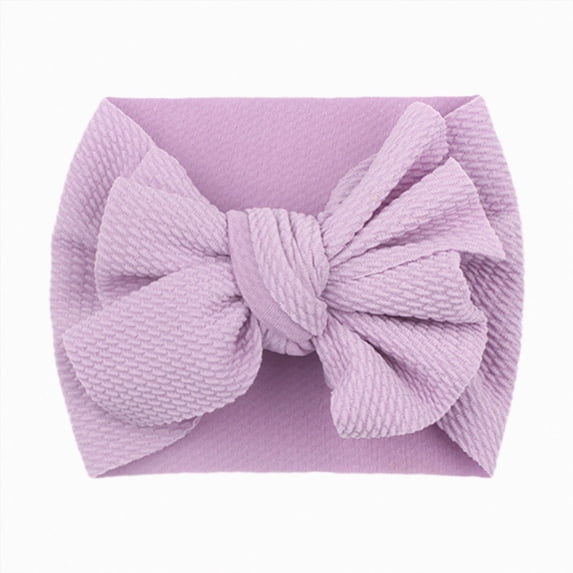 Splozh Baby Flower Headband Cute Bows 1PC Newborn Infant Baby Toddler Girls Bowknot Headband Stretch Hairband Headwear,Purple,One Size