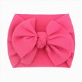 thumbnail image 1 of Splozh Baby Flower Headband Soft Cute Newborn Infant Toddler Baby Girls Bowknot Stretch Headband,Hot Pink,One Size, 1 of 2