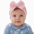 thumbnail image 1 of Splozh Baby Girl Headband Soft Cute Baby Girls Newborn Infant Toddler Turban Headband with Bow,Pink,One Size, 1 of 4