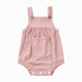 thumbnail image 1 of Splozh Baby Girls Clothing Baby Girls Ruffle Sleeve Rompers, Toddler Baby Girls Round Neck Jumpsuit Romper Summer Baby Girl Outfits,Pink,3-6 Months, 1 of 6