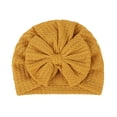 thumbnail image 1 of Splozh Baby Hats Newborn Cotton Toddler Baby Girls Boys Summer Solid Bow Cap Hat Lovely Beanie Headwear B,One Size, 1 of 2