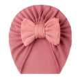thumbnail image 1 of Splozh Baby Hats for Boys Winter Baby Hat Turban Cap Girls Bowknot Baby Stretchy Turban Baby Hat J,One Size, 1 of 1