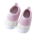 thumbnail image 1 of Splozh Baby Sock Shoes Baby Sock Shoes Breathable Soft Bottom Toddler Learning Shoes Floor Socks First Walking Shoes Pink,US 7, 1 of 6