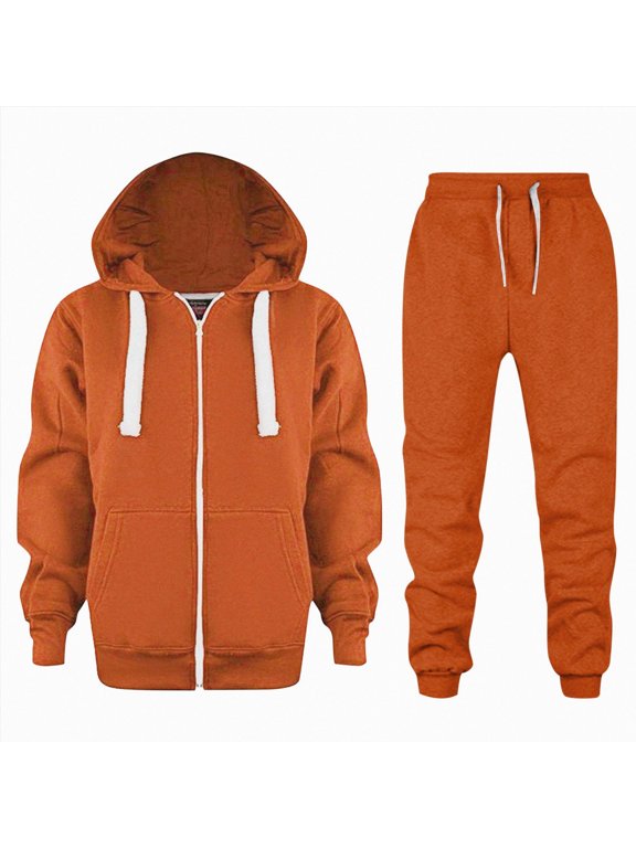 Boy 2 Piece Outfit Boys Clothes, Dinosaur Boy Clothes Fall Winter Outfits Long Sleeved Sweatshirt Pants 2Pcs Set,Orange,3-4 Years