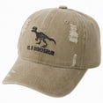 thumbnail image 1 of Splozh Boy Hats Kids' Baseball Cap Dinosaur Adjustable Hats Casual Outdoor School Park Beach Sun Hat 3-8 Years,Khaki, 1 of 7