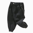 thumbnail image 1 of Splozh Boy Jogger Pants 6 12 18 24 Months 3T 4T 5T 6T Toddler Pants Casual Pants Spring Fall Boys Solid Color Pants Clothes,Black,3-4 Years, 1 of 5