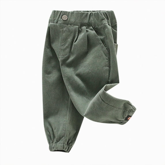 Splozh Boy Sweatpants 6 12 18 24 Months 3T 4T 5T 6T Toddler Pants Casual Pants Spring Fall Boys Solid Color Pants Clothes,Green,12-18 Months