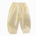 thumbnail image 1 of Splozh Boys Active Pants 6 12 18 24 Months 3T 4T 5T Baby Toddler Pants Summer Thin Comfortable Breathable Casual Pants,Beige,6-12 Months, 1 of 4