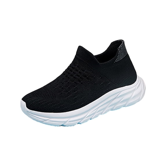 Splozh Boys Basketball Shoes Children Shoes Casual Sneakers Boys and Girls Fashion Lightweight Slip On Shoes Grey,US 1.5