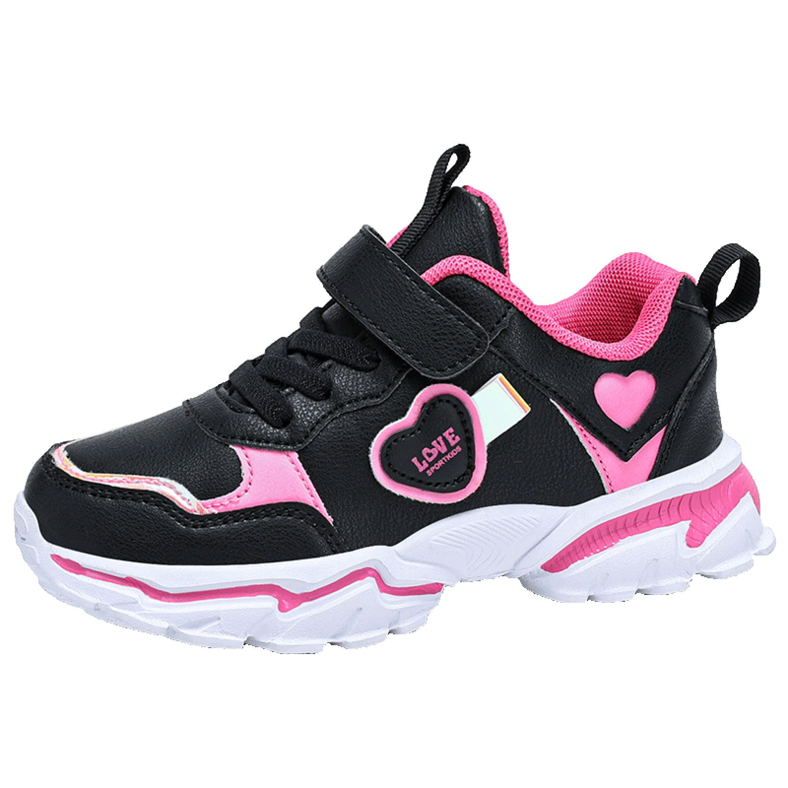 Eーgirls Athletic Works Girls Mesh Jogger Sneakers Sizes 13 to 5 with