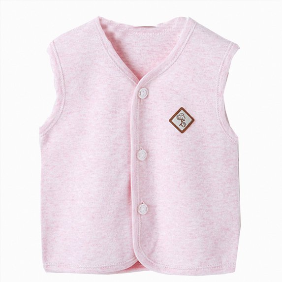Splozh Boys Jacket Baby Kids Warm Fashion Toddler Baby Boys Girls Winter Sleeveless Solid Coat Outwear Warm Coat Vest Jacket,Pink,0-3 Months