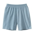 thumbnail image 1 of Splozh Boys' Shorts Toddler Boy Athletic Shorts Baby Boys Basketball Shorts Soccer Short Pants Summer Clothes 3-4 Years,Light Blue, 1 of 3