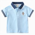 thumbnail image 1 of Splozh Boys T Shirt 2T 3T 4T 5T 6T 7T Crewneck Solid Color Shirts Basic Summer Transition Tops Boys Tee Shirts Kids Shirts,Blue,2-3 Years, 1 of 9