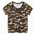 thumbnail image 1 of Splozh Boys Tshirts 1-14 Years Summer Crewneck Cotton Graphic Tees Casual Short Sleeve Tees Boys Tshirts Teen Boy T Shirts,Coffee,12-24 Months, 1 of 7
