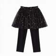thumbnail image 1 of Splozh Cotton Leggings for Girls Winter Girls Pants Padded Warm Girls Bottoming Sweet Pretty Pants Toddler Pants Leggings Pantyhose,Black,5-6 Years, 1 of 5
