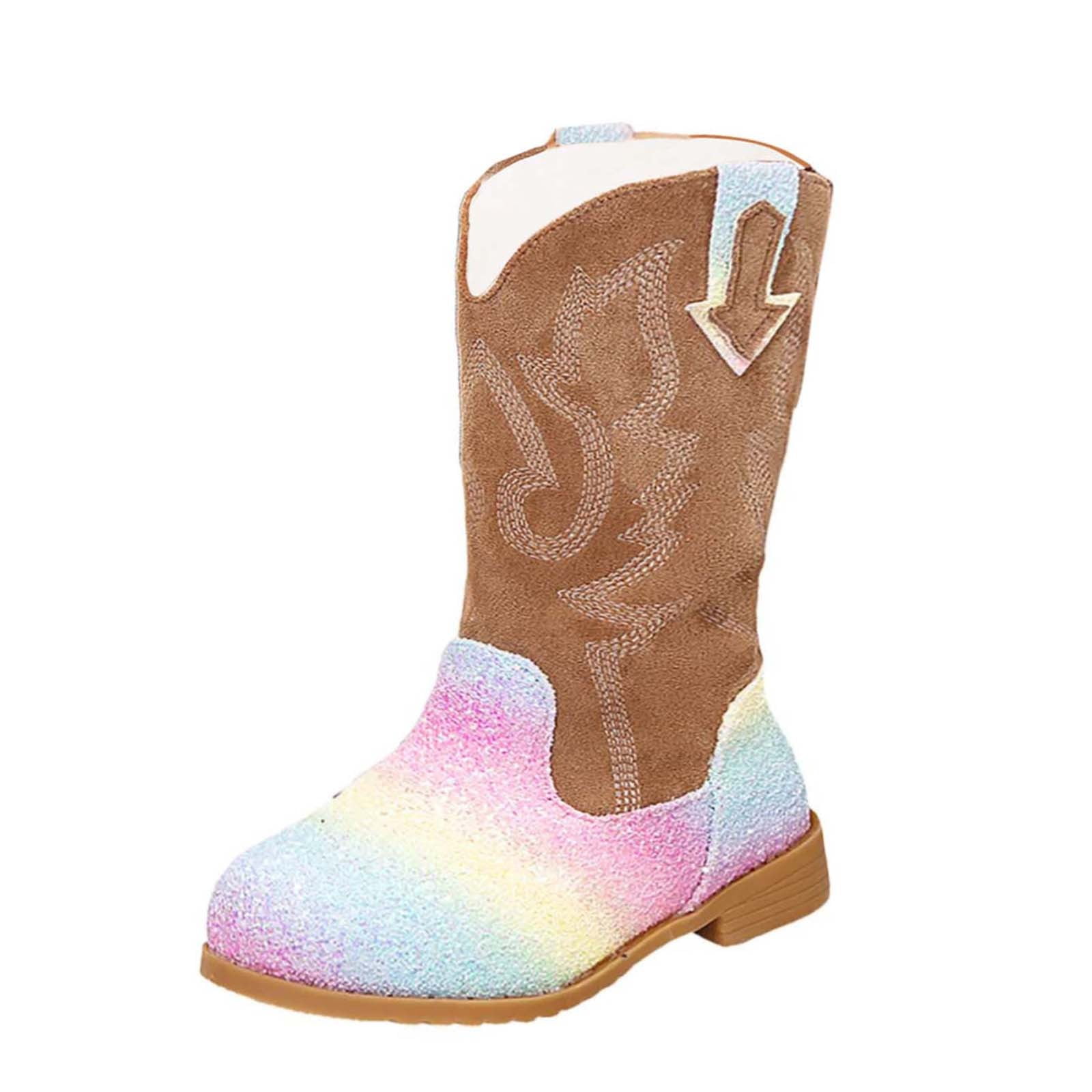 Celbreez Kids Cowboy Boots – Western Style Riding Boots For Boys & Girls, Toddler To Big Kid - View #8